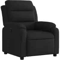 vidaXL Relaxsessel Schwarz Stoff