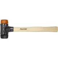 Wiha 26611, Schlosserhammer, Holz, Stahl, Schwarz, Holz, 290 mm, 306 g