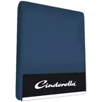 Cinderella Topper-Spannbettlaken Navy (Jersey)-140 x 210/220 cm