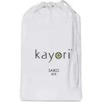 Kayori Split Topper-Spannbettlaken Saiko Silbergrau (Jersey)-140 x 220 cm