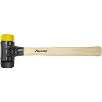 Wiha 26434, Rückschlagfreier Hammer, Holz, Schwarz, Gelb, 290 mm, 300 g