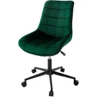 ML-Design | Bürostuhl Darios Samt Groen Fluweel 53x97x60 cm | NADUVI