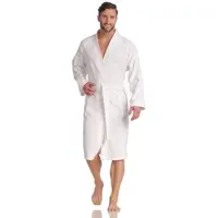 Vossen Bademantel Dallas Weiß Herren-XXXL