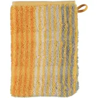 Cawö Waschlappen Cashmere Stripes Hellorange (6er Set)