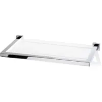 DECOR WALTHER Badablage Corner Mit Rand Chrom 30 cm