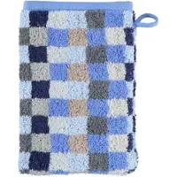 Cawö Waschlappen Unique Karo Saphir (6er-Set)