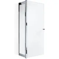 DECOR WALTHER Wandschrank S3 Chrom Glas Weiß