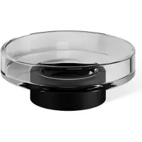 DECOR WALTHER Seifenschale Century Standmodel Kristall Black Matt