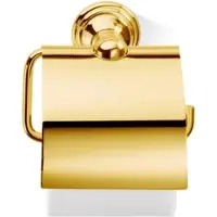 DECOR WALTHER Toilettenpapierhalter Classic Klappe Gold
