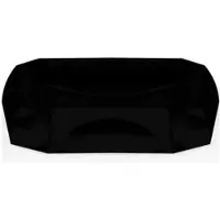 DECOR WALTHER Seifenschale Kristall Anthrazit 12 cm