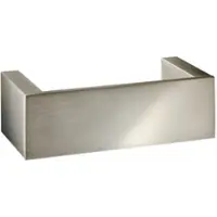 DECOR WALTHER Handtuchhalter Brick Einzel Nickel Gebürstet 20cm