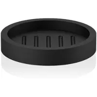 DECOR WALTHER Seifenschale Stone Matt Schwarz 11,5 cm