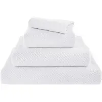Abyss & Habidecor Handtuch Twill White (55 x 100 cm)
