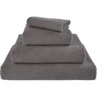 Abyss & Habidecor Handtuch Twill Grey (60 x 110 cm)