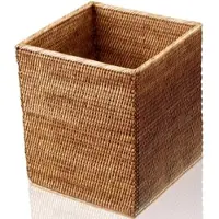 DECOR WALTHER Kosmetikeimer Basket Rattan Dunkel