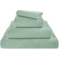 Abyss & Habidecor Badetuch Twill Aqua (100 x 150 cm)