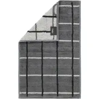 Cawö Gästehandtuch Noblesse Square Karo Anthracite (6er Set)