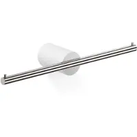 DECOR WALTHER Toilettenpapierhalter Stone 2 Matt Weiß Mat Edelstahl