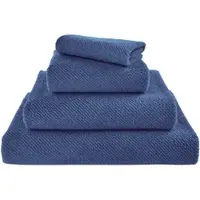 Abyss & Habidecor Handtuch Twill Cadette Blue (55 x 100 cm)