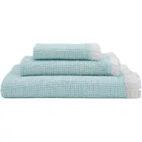 Abyss & Habidecor Handtuch Abyss &amp; Habidecor Bees Aqua (65 x 140 cm)