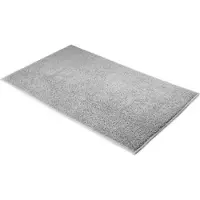 DECOR WALTHER Badematte Twist BM70120 Silbergrau-70 x 120 cm