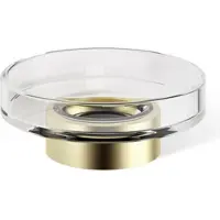 DECOR WALTHER Seifenschale Century Standmodel Kristall Gold Matt