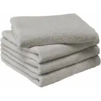 MOODIT Handtücher Troy Silver (Set von 4 Stück)