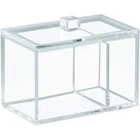 IDesign Aufbewahrungsbox Clarity Divided Transparent (12,7 x 7,6 x 10,7 cm)