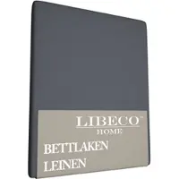 Libeco Bettlaken Riggs Navy (Leinen)-240 x 300 cm (2-personen)