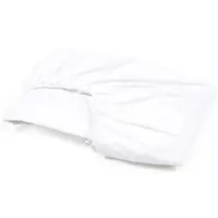 Libeco Spannbettlaken California Optic White (Leinen)-200 x 200 cm