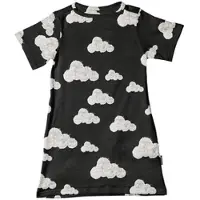 Snurk T-Shirt Kleid Cloud 9 Grey Black Kinder-Größe 116