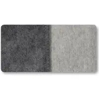 Ibena Unidecke Sorrento Doubleface Grau/Silber-100 x 150 cm