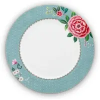 Pip studio Teller Blushing Birds Blue 26,5 cm (6er Set)