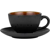 Bitz Kaffeetasse Gastro Black Amber 220 ml (6-teilig)