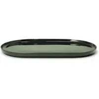 Marc O'Polo Servierteller Moments Olive Green 40 x 24,5 cm