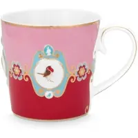 Pip studio Becher Love Birds Red Pink Large 250ml (6er Set)