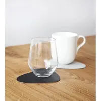 Lind DNA Untersetzer Glass Mat Double Curve Cloud Nupo Black Metallic (4er Set)