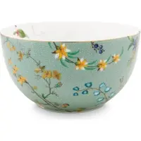 Pip studio Schale Jolie Flowers Blue 12 cm (6er Set)