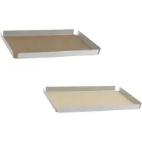 Lind DNA Tablett Tray Square M Cloud Brown Nupo Sand