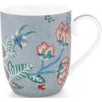 Pip studio Tasse Flower Festival Light Blue 145 ml (Set von 6)