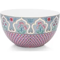 Pip studio Schale Flower Festival Scallop Deco Light Blue 18 cm (2er Set)