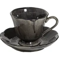 The Table Kaffeetasse Mit Untertasse Attic Liquorice
