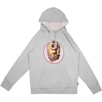 Snurk Hoodie Lion Head Uni Grey Men-M