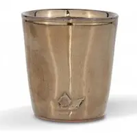 Dutchdeluxes Espressotasse Dented Cup Platinum 130ml (4-teilig)