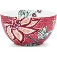 Pip studio Schale Flower Festival Dark Pink 15 cm (6er-Set)