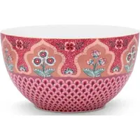Pip studio Schale Flower Festival Deko Dark Pink 18 cm (2er-Set)