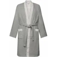 Esprit Bademantel Double Stripe Men Anthrazit-XL