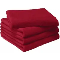 MOODIT Handtücher Troy Deep Red (Set von 4 Stück)