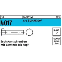 Bufab Sechskantschraube ISO 4017 VG M 8 x 25 A 4 BUMAX109