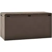 vidaXL Gartenbox Braun 114x47x60 cm